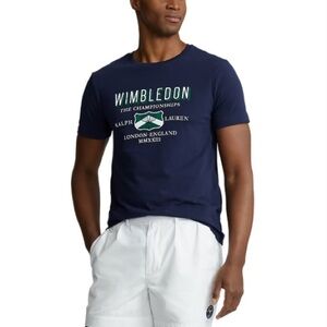 *NWT* Polo Ralph Lauren Men’s Navy Wimbledon Graphic Short Sleeve Tee (Large)